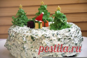 Закусочный торт "Чумовой" - кулинарный рецепт