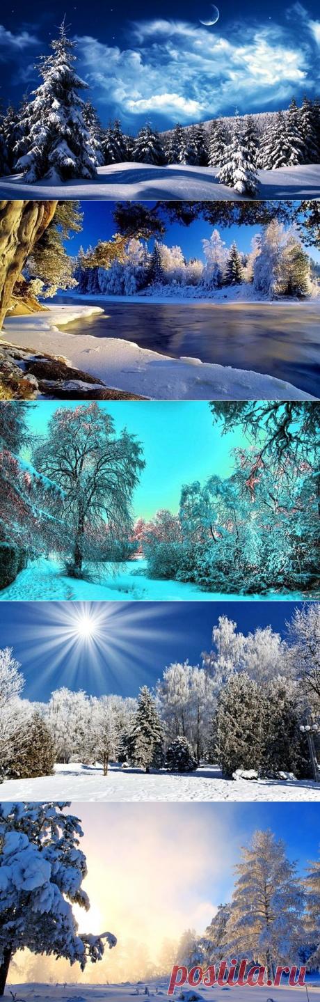 Снежные пейзажи зимы B. - Вид из окна