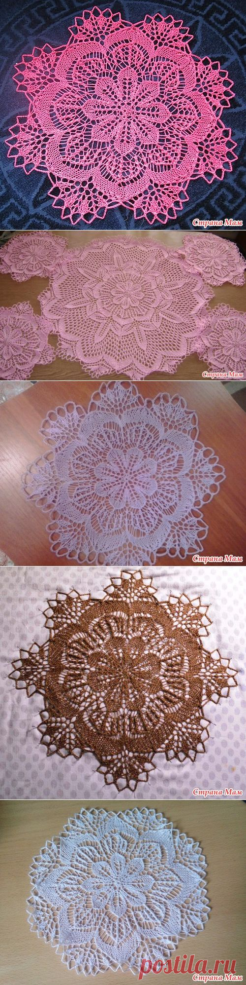 Салфеточная загадка - салфетка "Георгинчик" - Хенд-Мейд | HANDMADE - Страна Мам