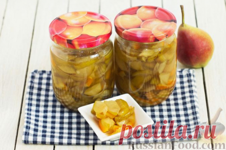Рецепт: Грушевое варенье с апельсином (на зиму) на RussianFood.com