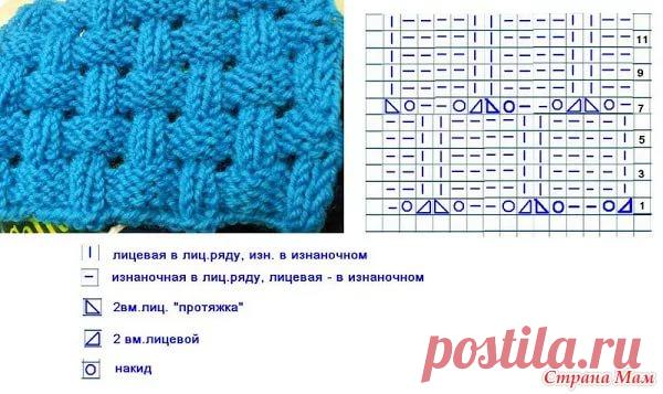 узор спицами плетенка подробная схема: 14 тыс изображений найдено в Яндекс.Картинках