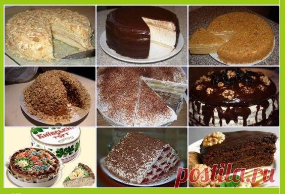 Торты из детства. 9 рецептов отличных тортов!