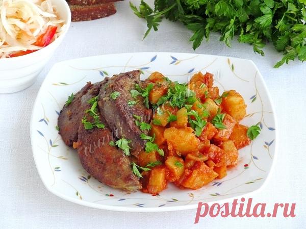 Жаркое из печени — рецепт с фото на Русском, пошагово. Как приготовить жаркое из свиной или говяжьей печени с картофелем в горшочках?