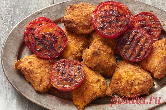 Хрустящие куриные бедрышки | Кулинарные рецепты