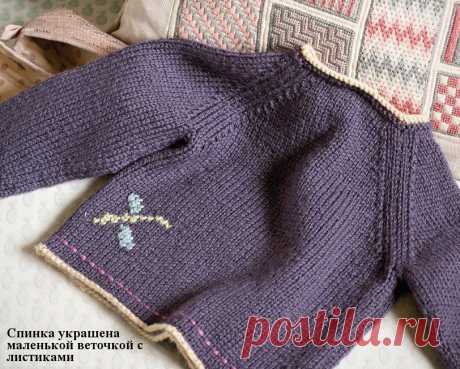 Кофточка Kimono Rose, The Knitter 64