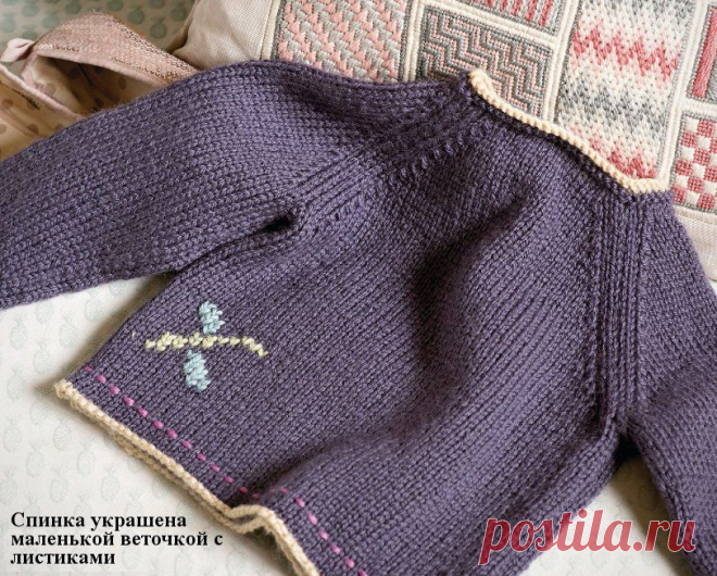 Кофточка Kimono Rose, The Knitter 64