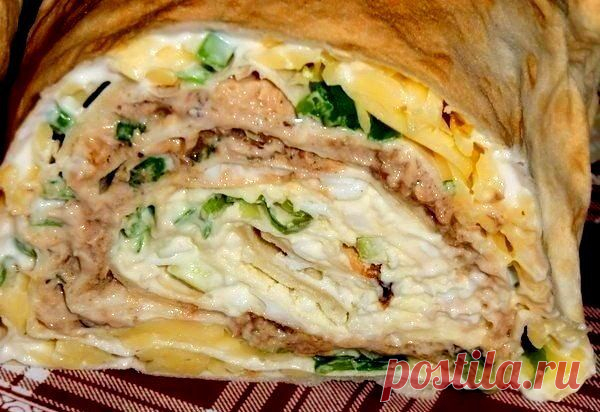 РУЛЕТ "МИМОЗА" | Банк кулинарных рецептов