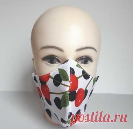 Сшила себе маску с фильтром, которая максимально плотно прилегает к лицу, домашним идея понравилась (выкройка) | модница | Яндекс Дзен