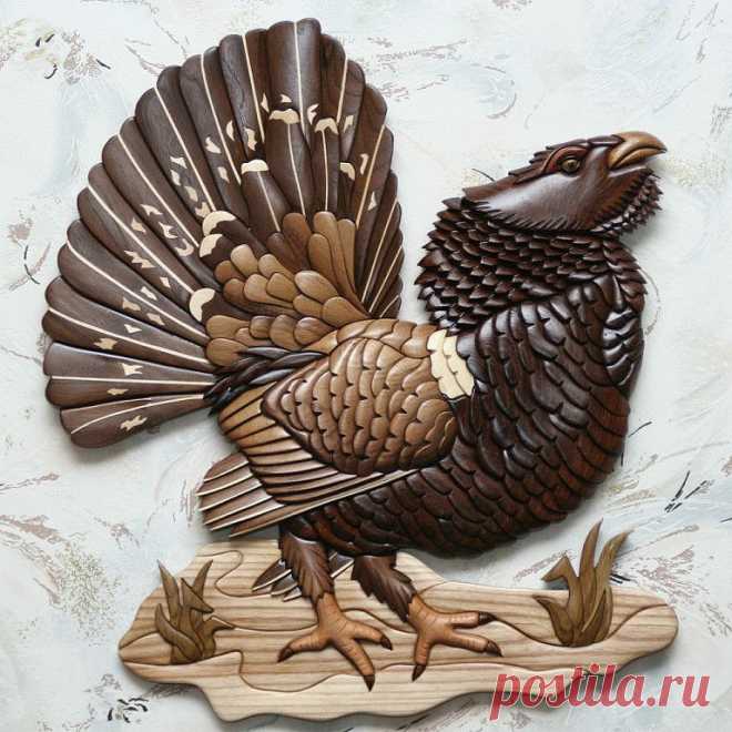 Интарсия по дереву от Олега Панкова | Краснодеревщик