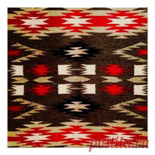 Native American Navajo Tribal Design Print | Zazzle