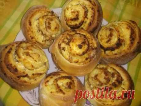 Булочки с творогом