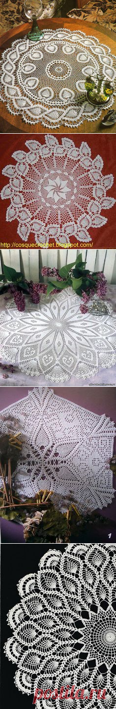 Crochet napkin (Crochet Knitting Handicraft) | Ручные Изделия, Вязание и Doilies
