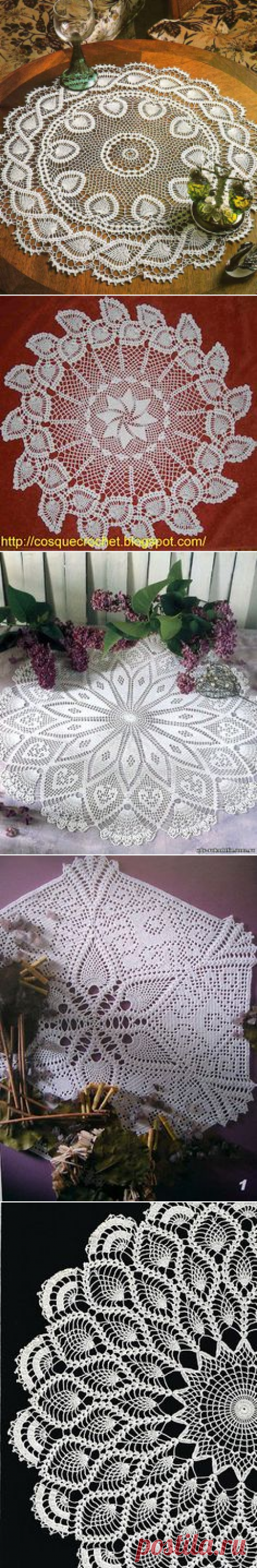 Crochet napkin (Crochet Knitting Handicraft) | Ручные Изделия, Вязание и Doilies
