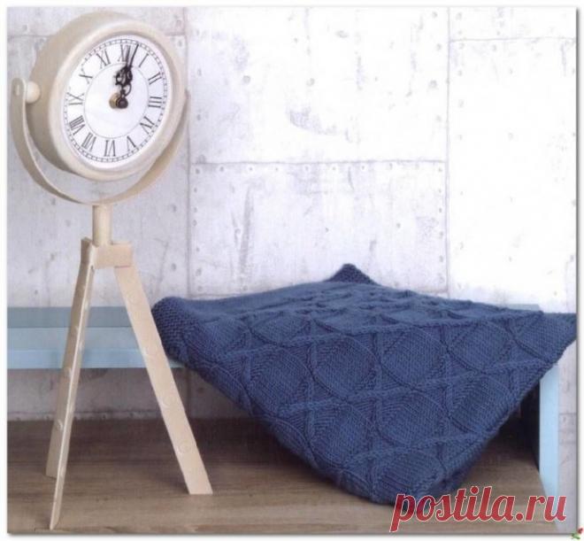 Красивое одеяло спицами