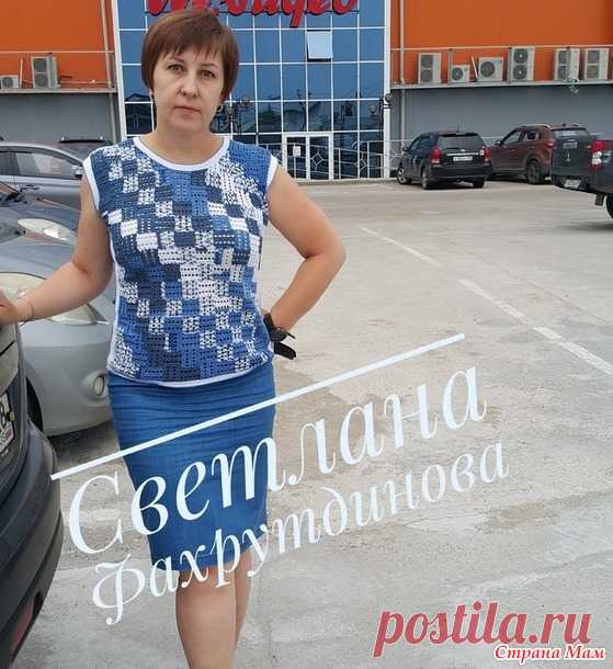 Кофточка цвета моря - Вязание - Страна Мам