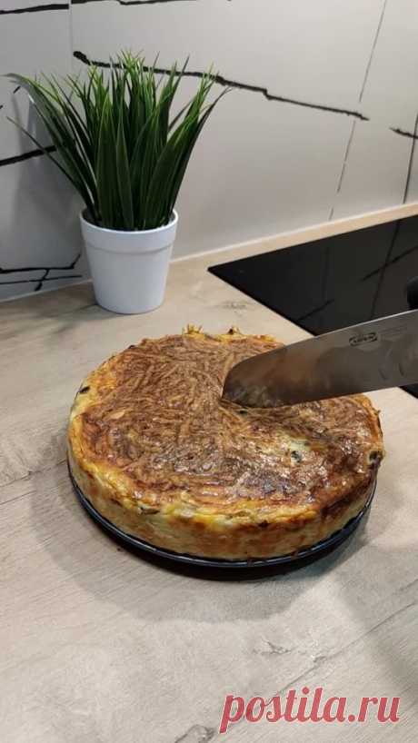 Картофельная запеканка с грибами