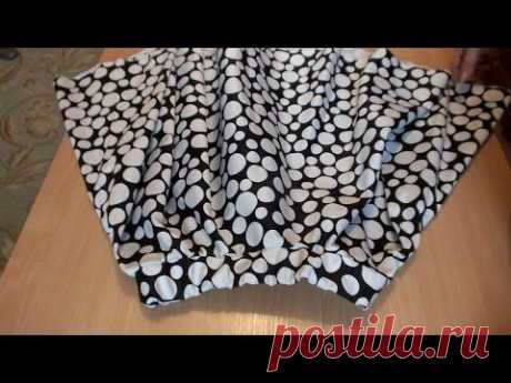 Юбка солнце сшить  одним швом за 1 час   быстро и очень красиво how to sew a skirt
