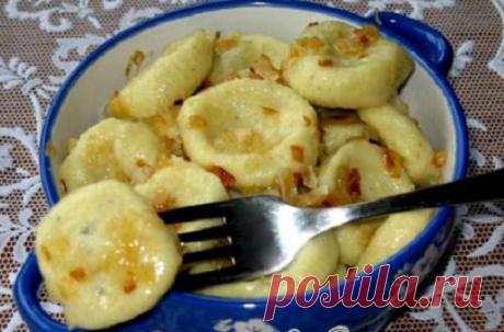 Ленивые вареники с картошкой