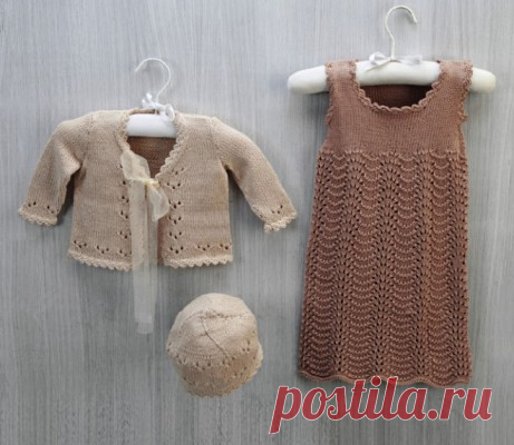 Cotton Cardi, Dress and Hat ⋆ Knitting Bee
