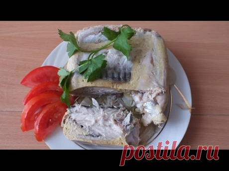 Вкусная скумбрия в микроволновке за 6 мин