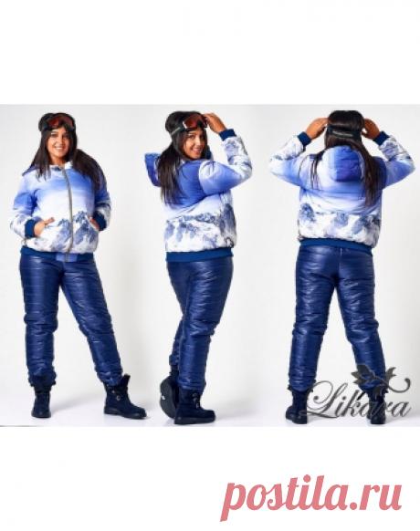 Костюм Дутый Принт LIK435