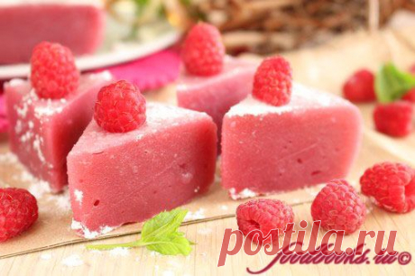 Малиновый рахат-лукум.