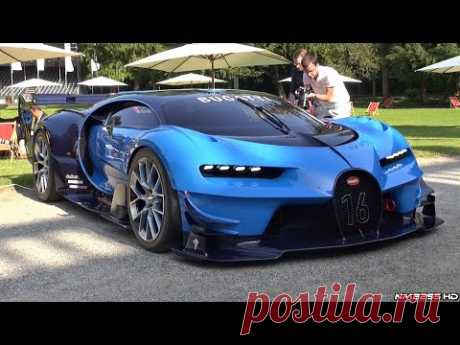 Bugatti Vision GT HUGE Exhaust Sounds - LOUD Revs, Driving, Start Up & Loading Into a Truck!
