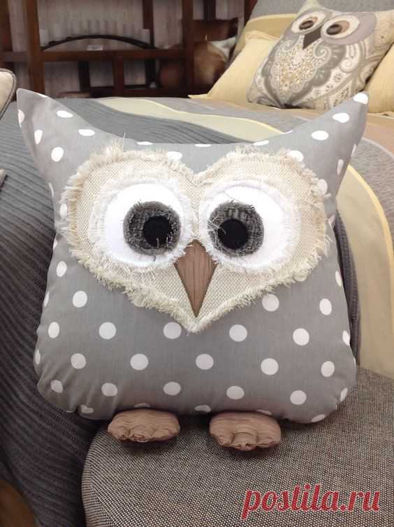 Owl pillow Création de Janie St-Pierre pour Ambiance d'Aujourd'hui ... creative inspiration !: ~ there is a chart/pattern ~ SEWING