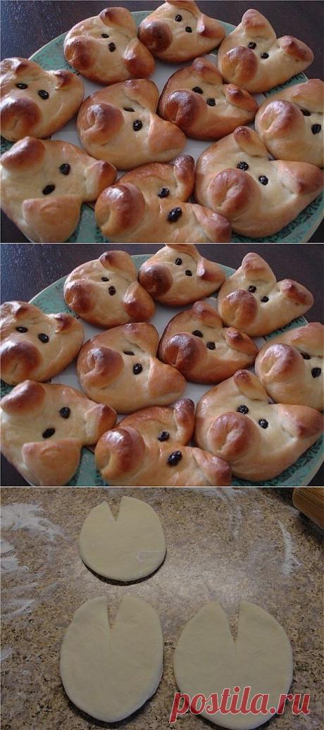 Поросята булочки.