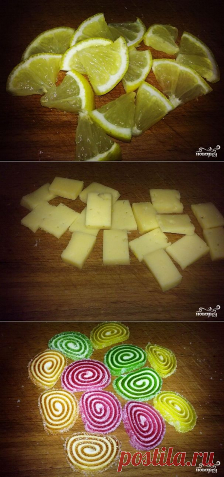 Канапе с мармеладом и сыром - пошаговый кулинарный рецепт на Повар.ру