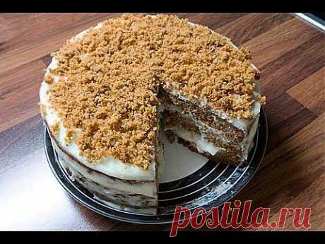 Медовый торт - YouTube