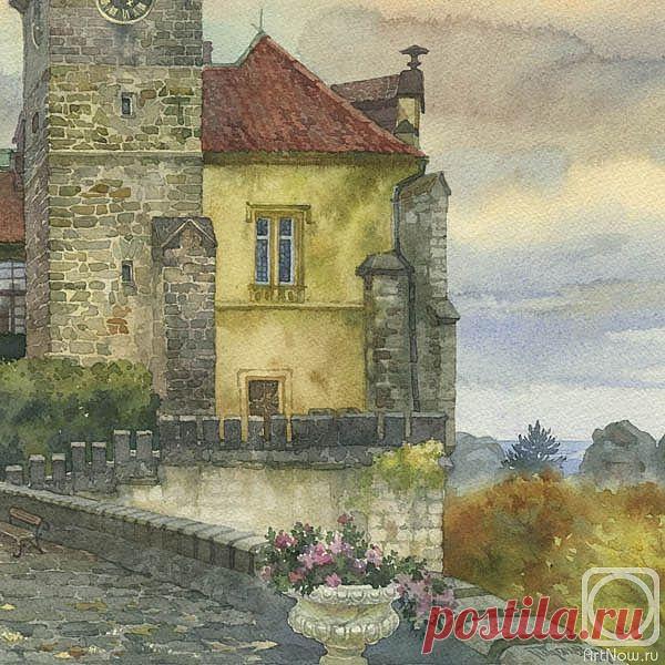 Дуновение ветра, тишина монастырей, запах снега в акварелях Павла Пугачева..