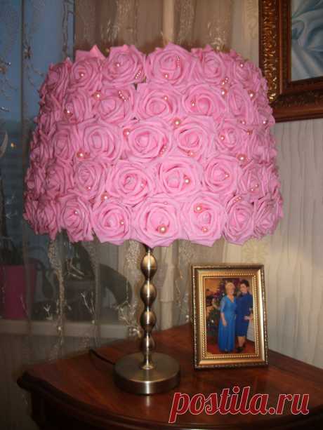 Декор торшера своими руками