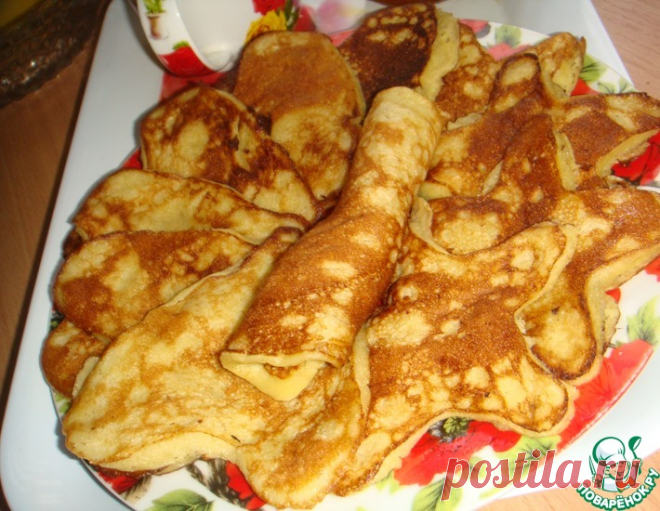 Овсяно-манные блины без муки – кулинарный рецепт