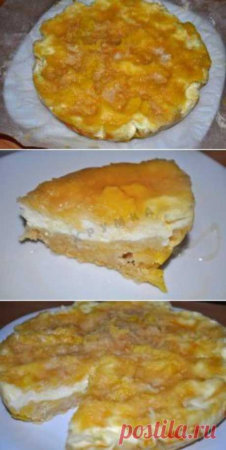 Творожный пирог в