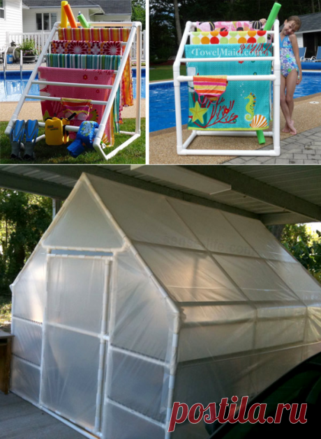 ПОДЕЛКИ ИЗ ПЛАСТИКОВЫХ ТРУБ ПВХ