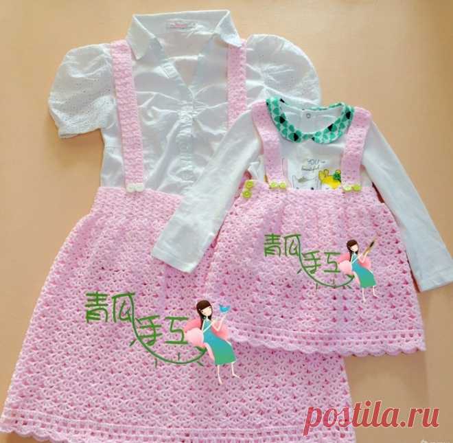 Сарафанчик крючком для малышки. Летний сарафан для девочки Сарафанчик крючком для малышки. Летний сарафан для девочки