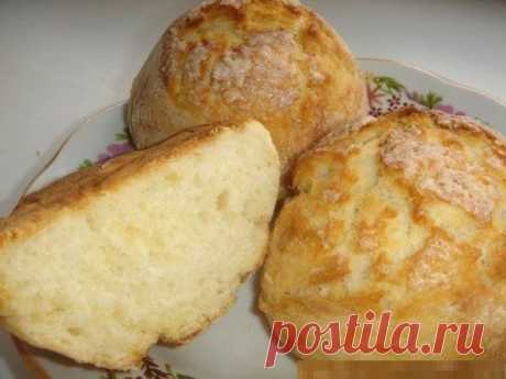 Быстрые булочки без яиц и дрожжей