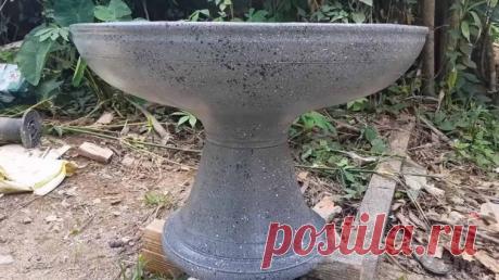 Как сделать имитацию природного камня на бетоне Чтобы придать бетонному изделию (балясины, столбы, чаши, опоры для садовых скамеек и т. д.) более благородный вид, можно воспользоваться одним простым
