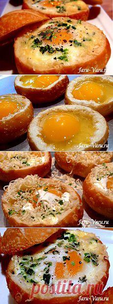 Булочки фаршированные яйцами | Жарю-Варю