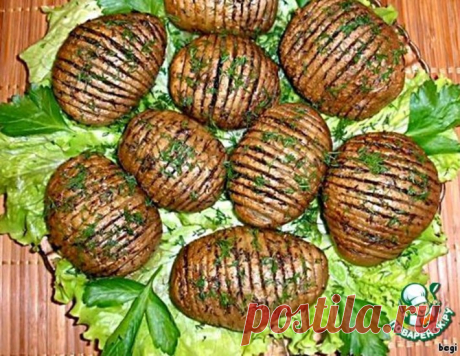 Картофельная гармошка – кулинарный рецепт