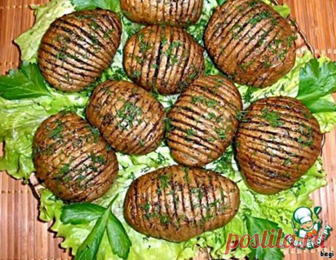 Картофельная гармошка – кулинарный рецепт