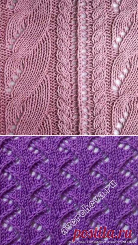 Узоры для вязания спицами 79
