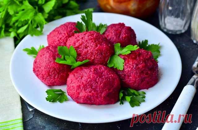 Свекольные шарики с сельдью - отличная закуска