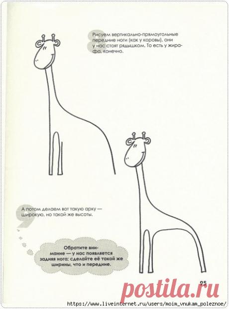 Как нарисовать любую зверюшку за 30 секунд