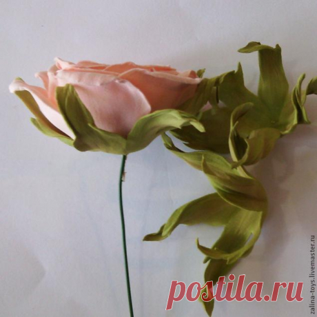 Делаем розы из фоамирана на примере венка-повязки