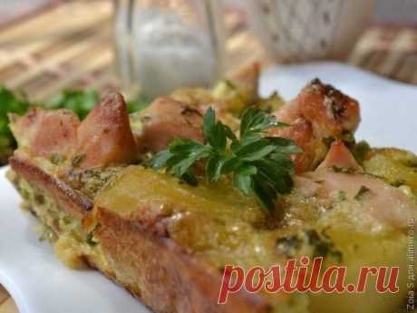 Картофельная запеканка с курицей