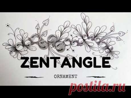 ZENTANGLE PATTERNS FOR BEGINNERS #8 | Ornament