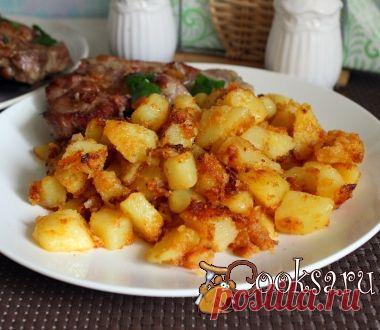 Картофельный гарнир к мясу фото рецепт приготовления