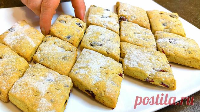 НЕЖНОЕ ПЕЧЕНЬЕ К ЧАЮ ЗА 10 минут+выпечка! БЫСТРОЕ И ОЧЕНЬ ВКУСНОЕ!!! | Ольга Лунгу | Яндекс Дзен